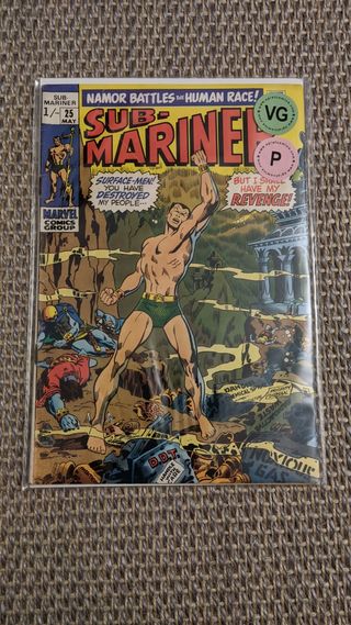 Sub Mariner 25 Marvel 1970