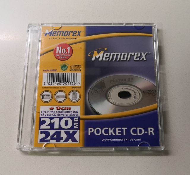 Pack 28 CDs-R 8cm 210Mb.