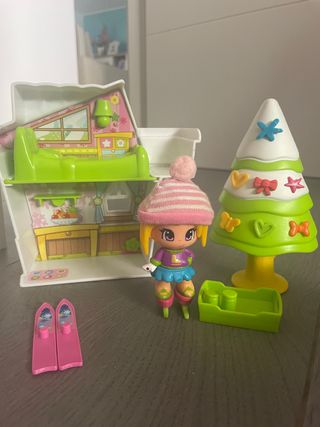 Pack Pinypon nieve (casita y todotereno)
