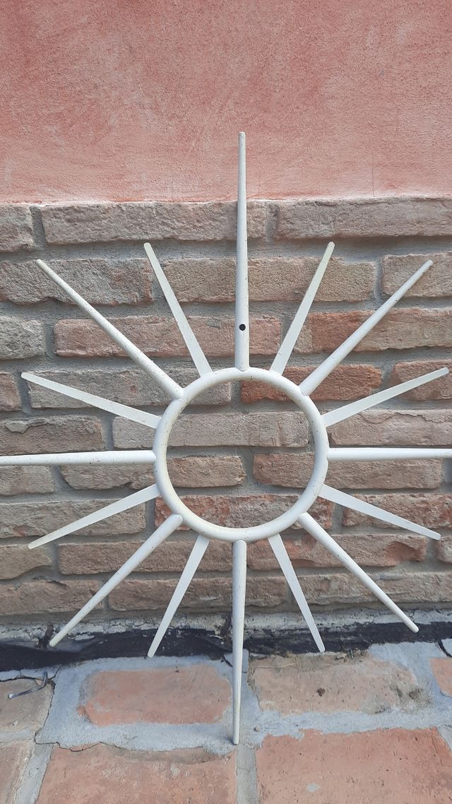 Decorazione da parete - Sole in ferro