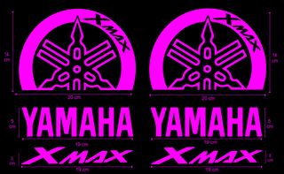 Kit pegatinas diapasones xmax