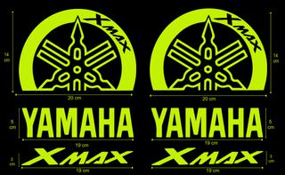 Kit pegatinas diapasones xmax