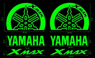 Kit pegatinas diapasones xmax