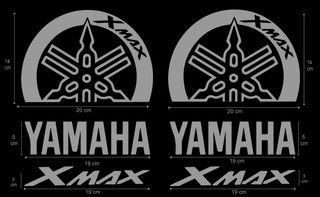 Kit pegatinas diapasones xmax