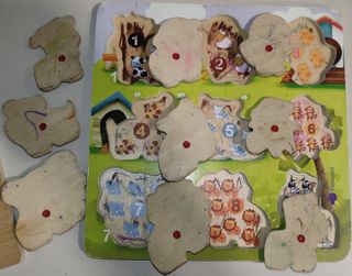 Puzles de madera para niños pequeños