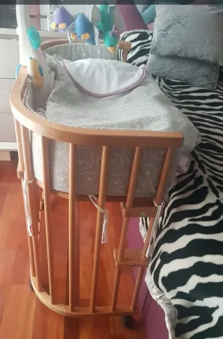 Cuna colecho en madera haya ecologica