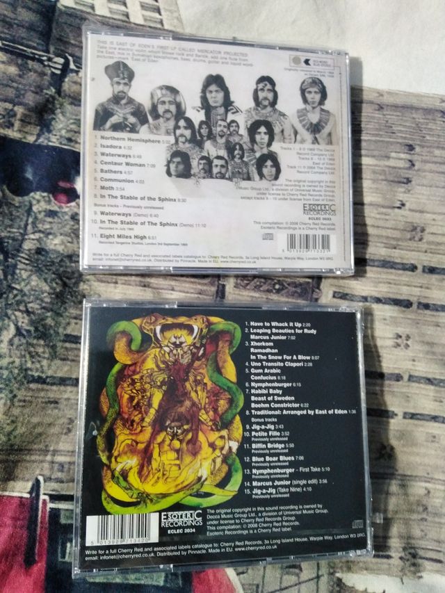 EAST OF EDEN 2 CDs 1969-1971 Prog UK 70s