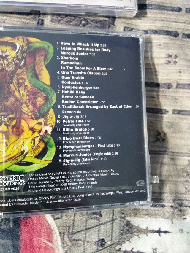 EAST OF EDEN 2 CDs 1969-1971 Prog UK 70s