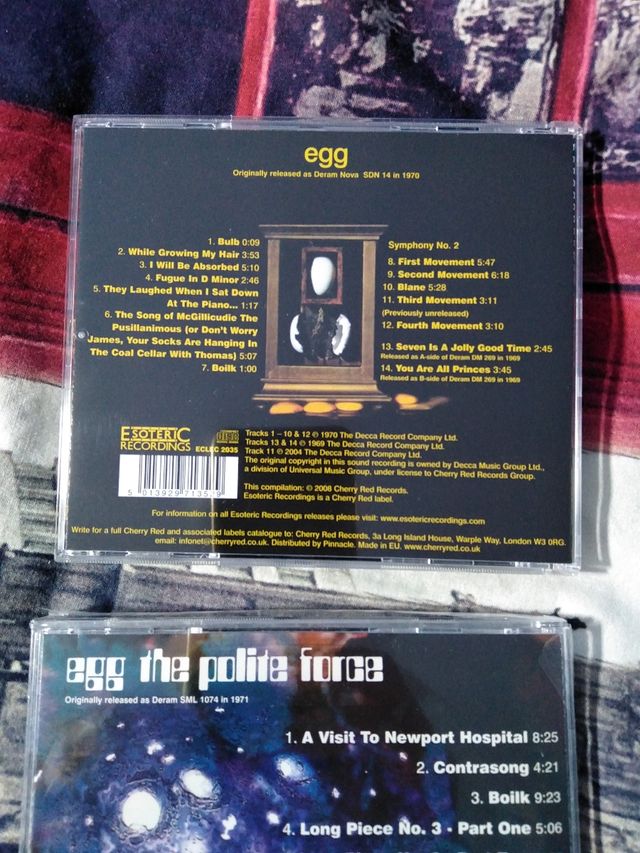 EGG 3 CDs 1969-1974 Canterbury Jazz Prog