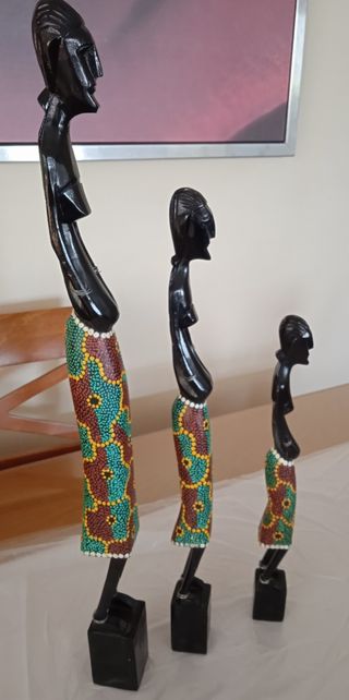 3 Esculturas de madera