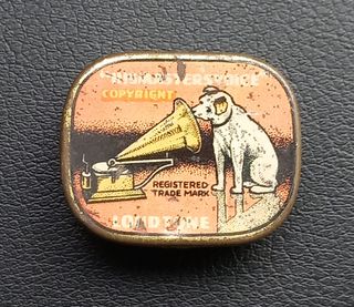 Caja hojalata de agujas de gramófono