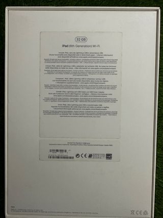 Ipad blanco 6a generación