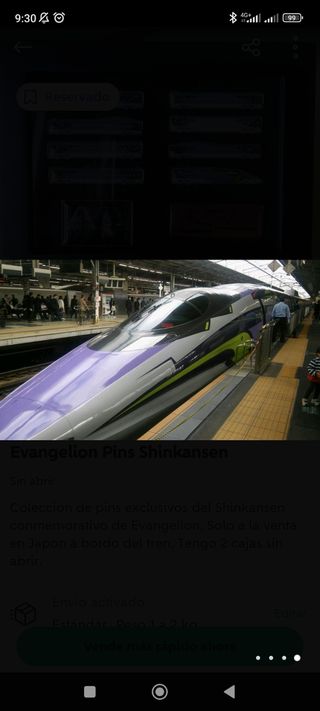 Evangelion pins shinkansen