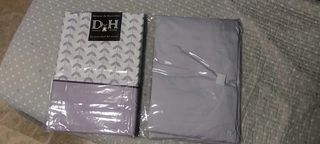 Juego de sabanas cama pequeña lilas