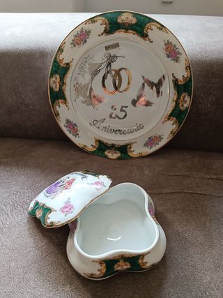 Plato más jollero decorativo