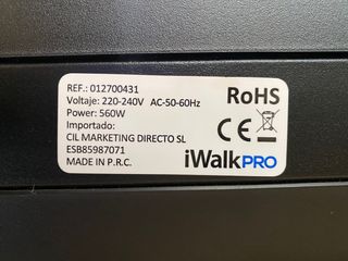 Cinta para correr iWalk Pro