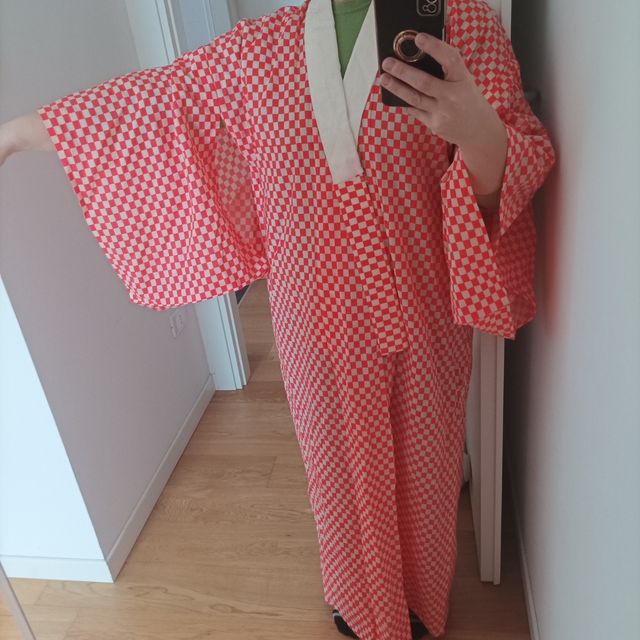 kimono Japan giapponese vintage scacchi