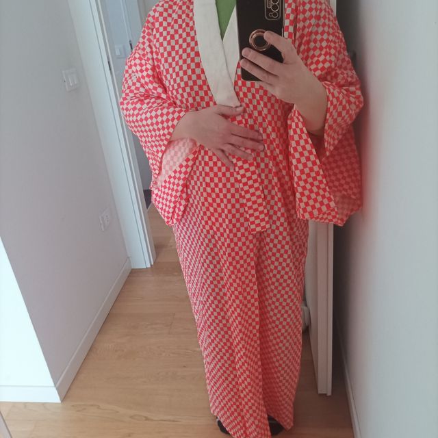 kimono Japan giapponese vintage scacchi