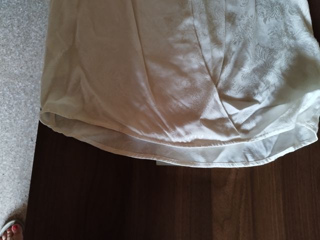 Blusa Mango Color blanco roto