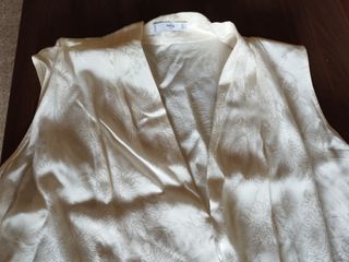 Blusa Mango Color blanco roto