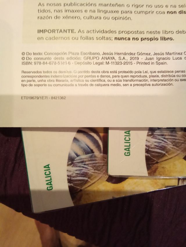 Bioloxía e xeoloxía 1ESO Anaya