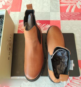 Botines para mujer,cuero, Bugatti