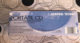 LECTOR PORTATIL DE CD Y CASSETTE 30