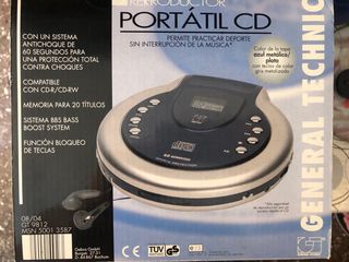 LECTOR PORTATIL DE CD Y CASSETTE 30