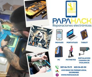 Papahack reparaciones electrónicas Córdoba 