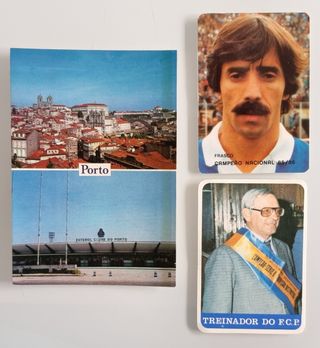 Postal + Calendário F.C.PORTO - Anos 80