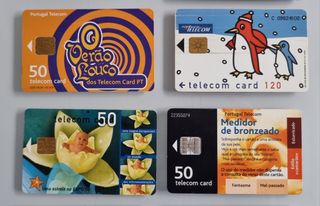 8 Cartões telefónico PT - ANTIGOS