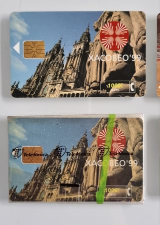 4 Cartões telefóniicos - Antigos