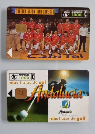 4 Cartões telefóniicos - Antigos