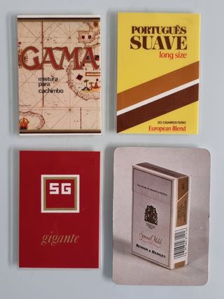 Calendários TABAQUEIRAS - anos 80