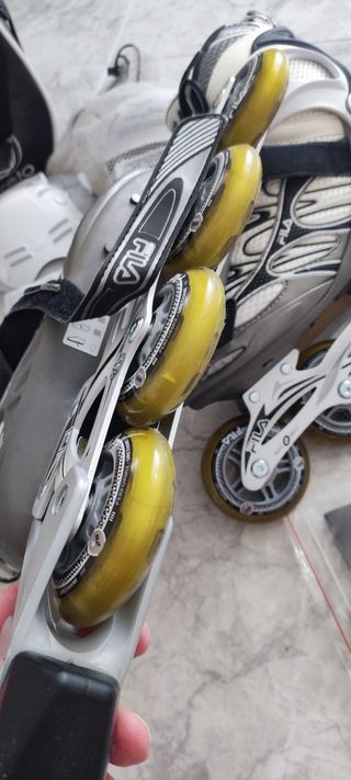 Patines en linea mujer mas equipo completo