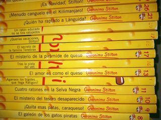 27 libros de Gerónimo Stilton.
