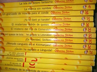 27 libros de Gerónimo Stilton.