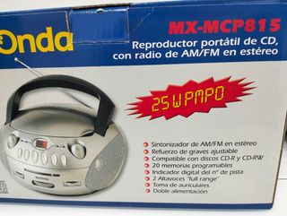 Reproductor CD con radio Mx Onda 