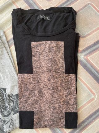 Pack 3 camisetas largas de hombre tallas M y S