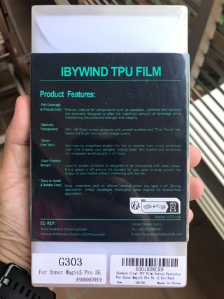 Protector de pantalla Honor Magic 5 Pro Precintado