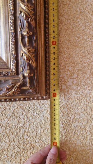 Cuadro al oleo con marco de madera