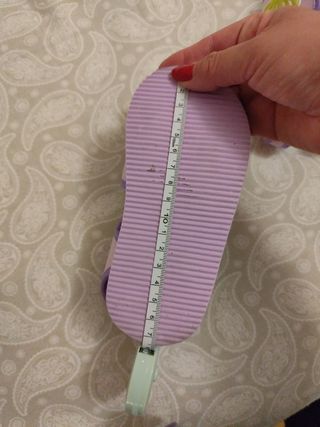 Chanclas de niña talla 25