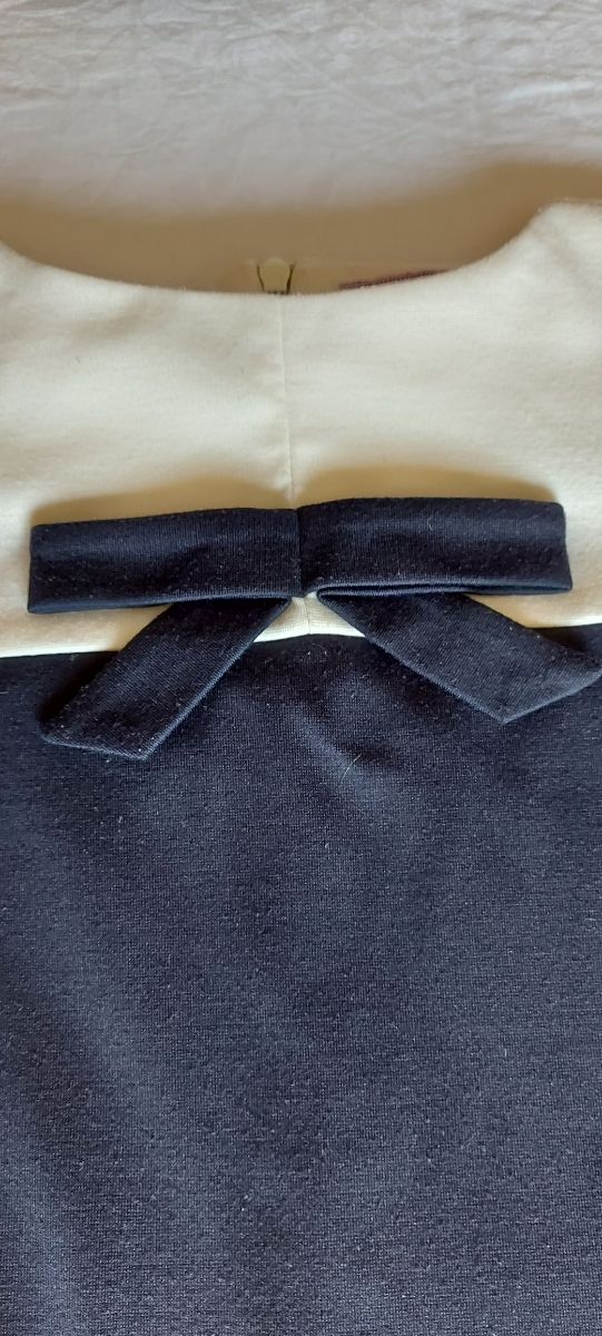 Vestido invierno lazos Monnalisa 8 años