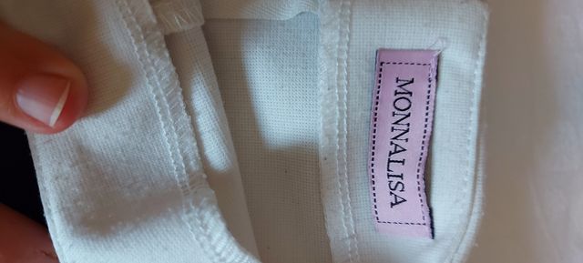 Vestido invierno lazos Monnalisa 8 años