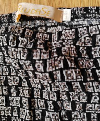 Mono largo talla/L/XL (Blanco y beige)