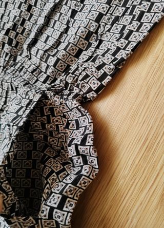 Mono largo talla/L/XL (Blanco y beige)