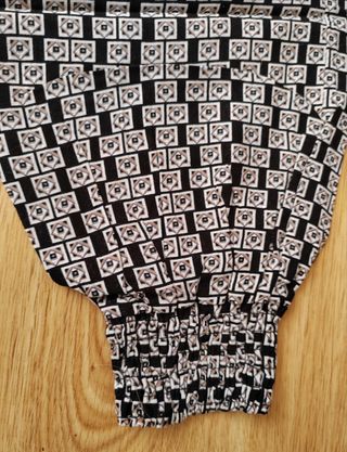 Mono largo talla/L/XL (Blanco y beige)