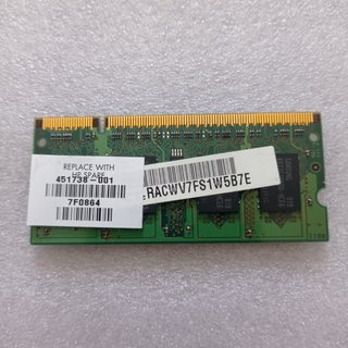 2 memorias RAM 1Gb para portátil o PC Slim