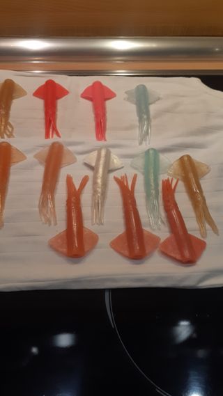 VINILOS PARA PESCA, varios modelos y