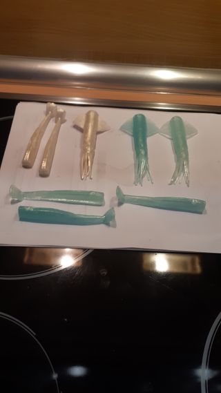 VINILOS PARA PESCA, varios modelos y